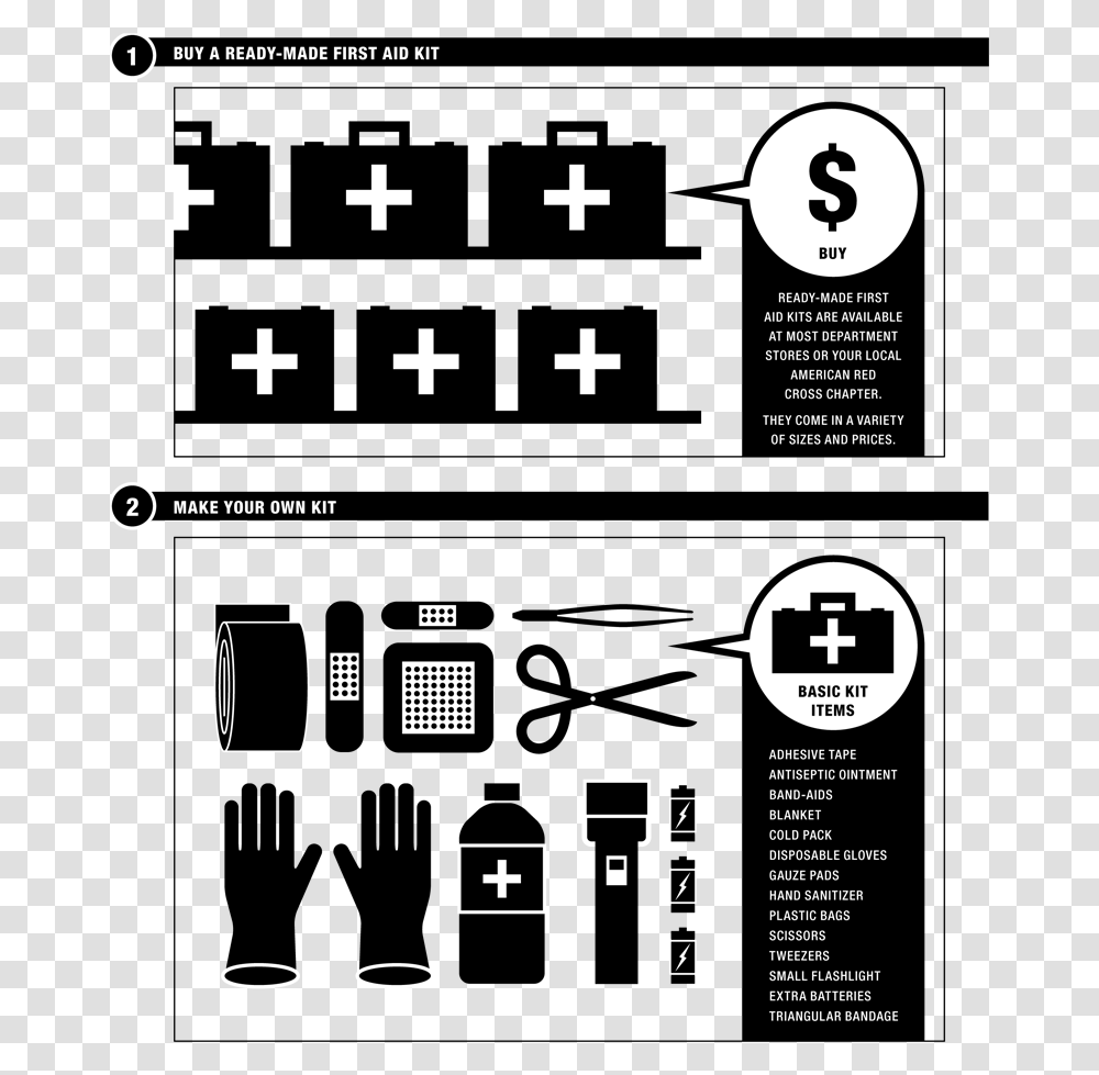 Make Or Buy First Aid Kits For Your Home And Car, Advertisement, Poster, QR Code Transparent Png
