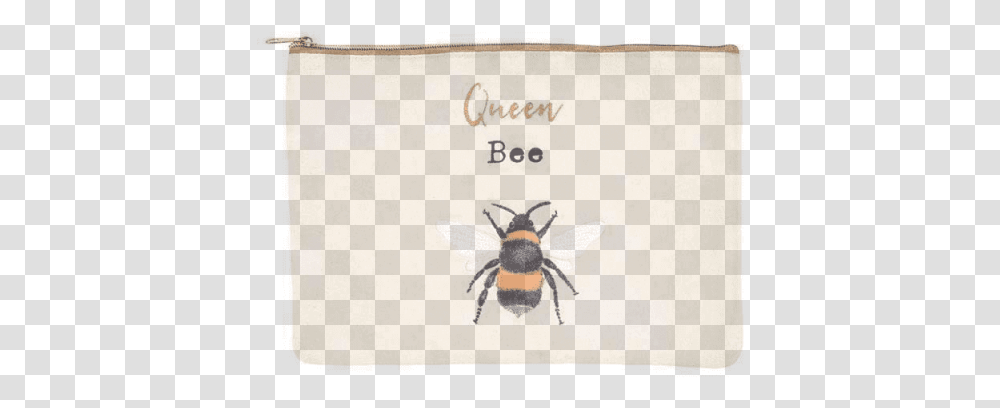 Make Up Bag Queen Bee Bumblebee, Animal, Invertebrate, Insect, Wasp Transparent Png