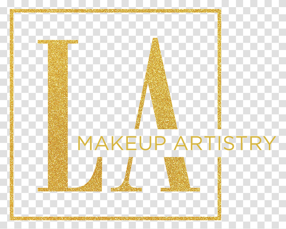 Make Up Gold Logo, Word, Alphabet Transparent Png