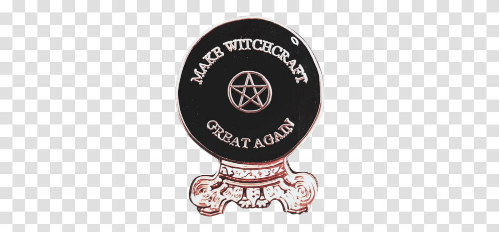 Make Witchcraft Great Again Pin Label, Logo, Trademark, Emblem Transparent Png