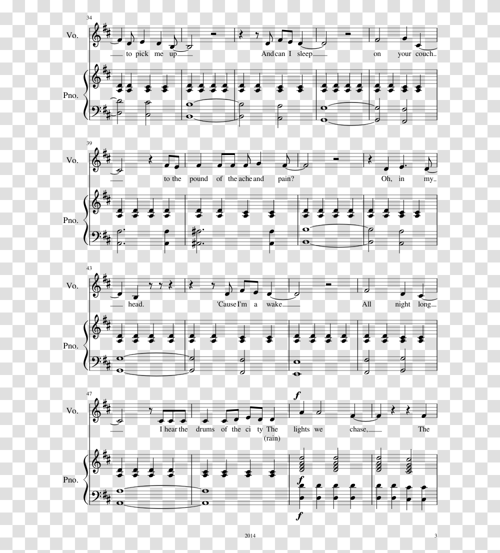 Make You Feel My Love Piano Sheet Music, Gray, World Of Warcraft Transparent Png