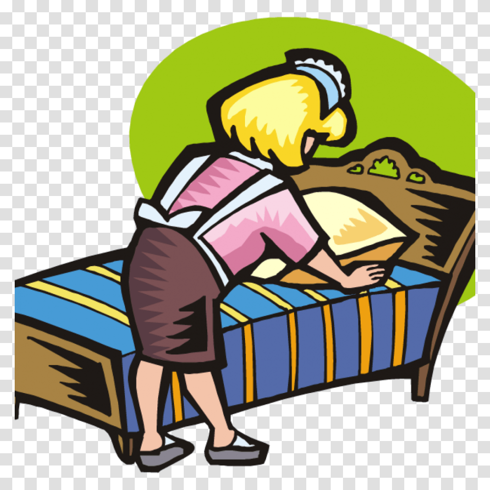 Make Your Bed Clipart Free Clipart Download, Person, Outdoors, Female, Reading Transparent Png