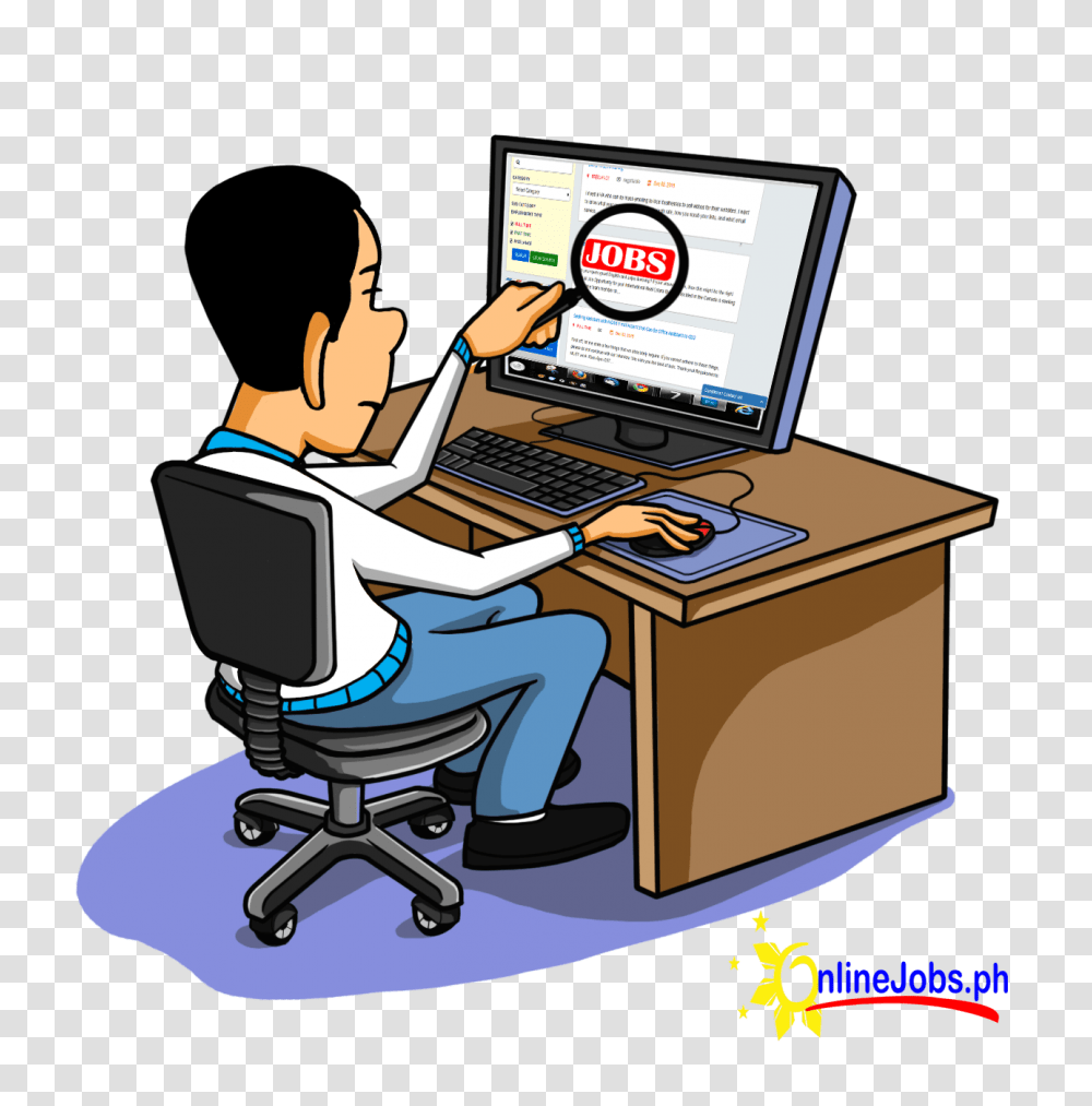 Make Your Job Posts Attract Great Filipino Workers, Furniture, Desk, Table, Computer Transparent Png