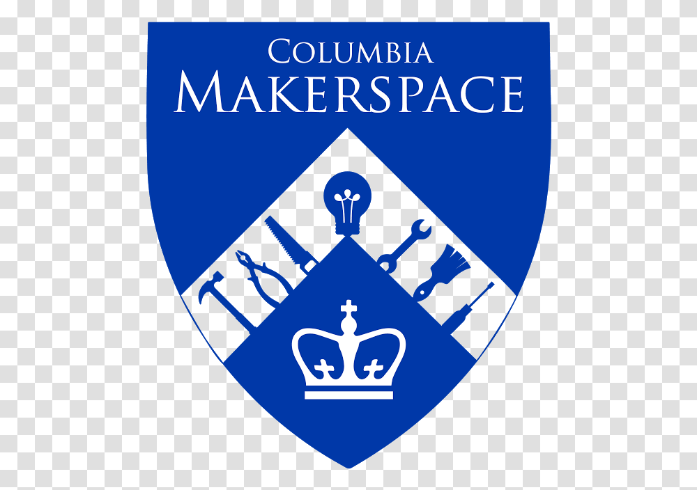Makerspace Logo Columbia University Logo Vector, Armor, Shield, Plectrum, Poster Transparent Png
