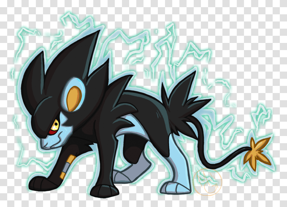 Makes Sense Luxray Is Best Electric Type, Graffiti, Dragon Transparent Png