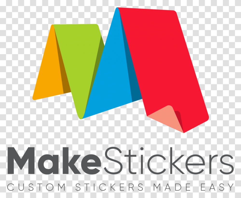 Makestickers Color Vertical Triangle, Paper Transparent Png
