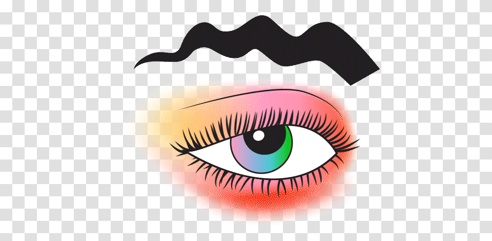 Makeup Animated Eye Shadow, Modern Art, Contact Lens Transparent Png