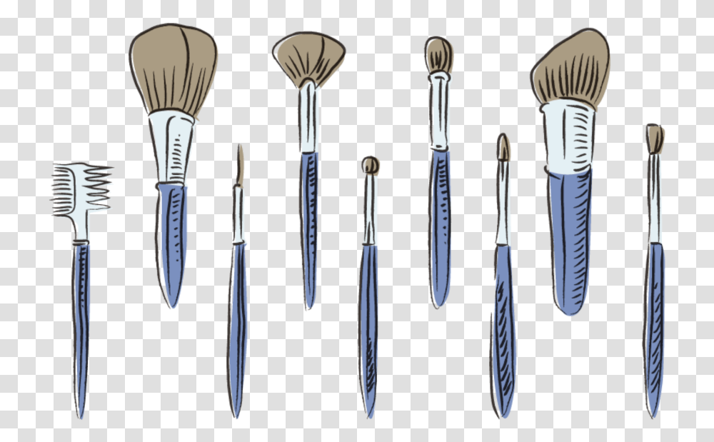 Makeup Brush Clipart Makeup Brush Free Vector, Tool, Toothbrush Transparent Png