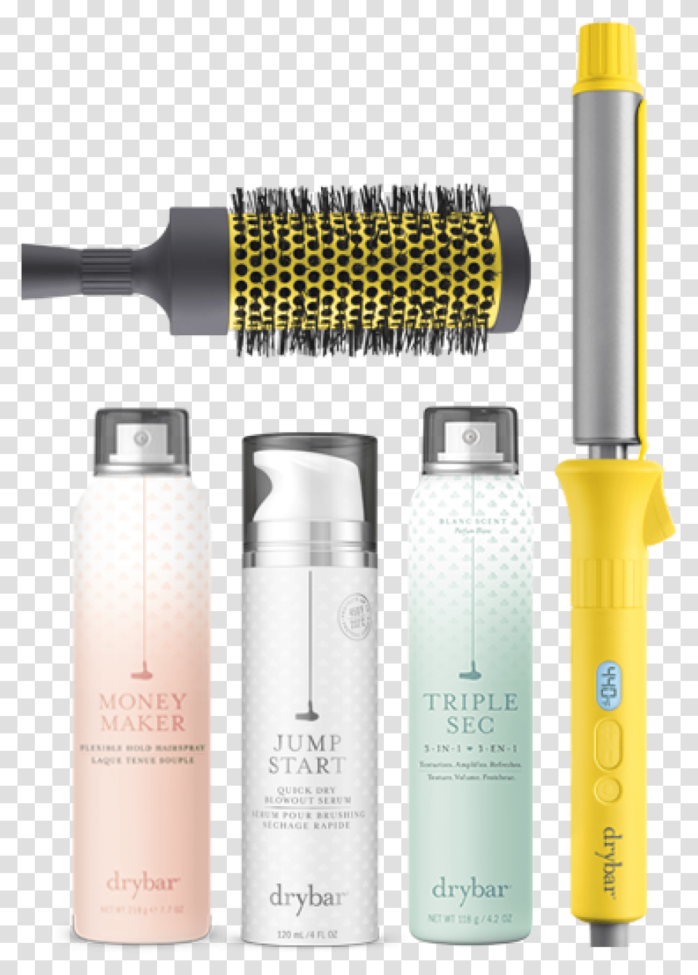 Makeup Brushes, Bottle, Cosmetics, Aluminium, Spray Can Transparent Png