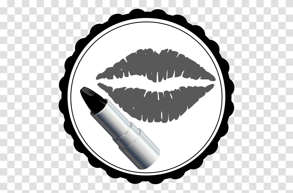 Makeup Clipart Lips Clip Art, Marker, Label, Stencil Transparent Png