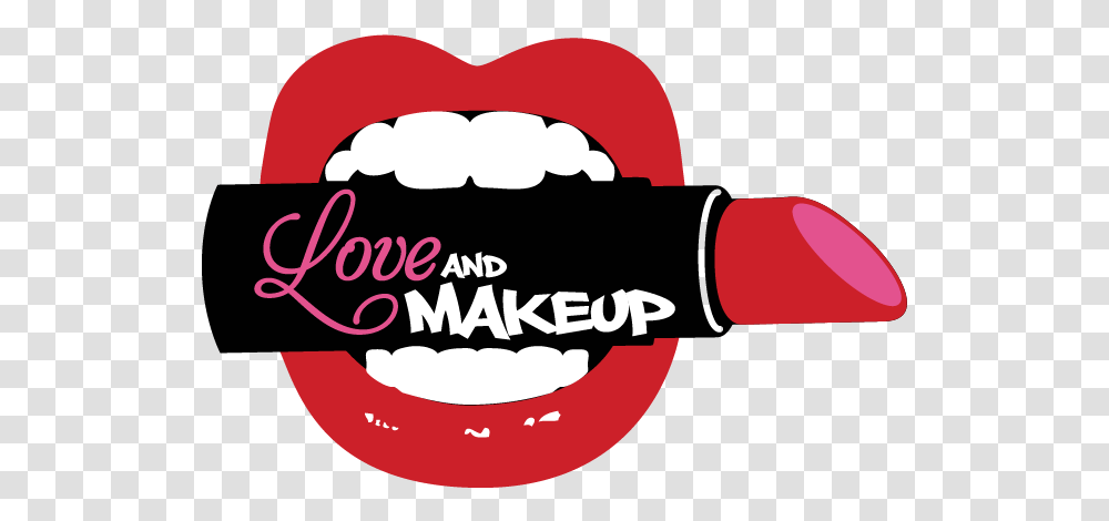 Makeup Clipart Logo Picture Love And Makeup, Teeth, Mouth, Weapon, Weaponry Transparent Png