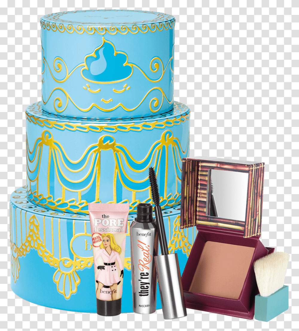 Makeup Kit Products Clipart Benefit Goodie Goodie Gorgeous, Cake, Dessert, Food, Wedding Cake Transparent Png