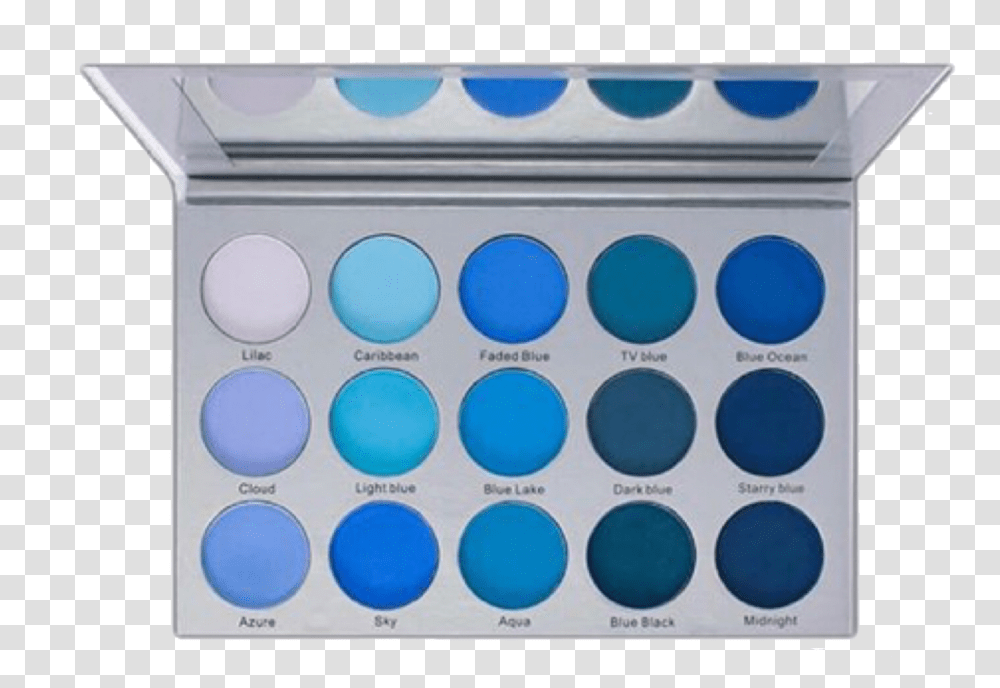 Makeup Palette Makeuppalette Blue Eyeshadow Beauty Blue Blood Palette Dupe, Paint Container, Electronics Transparent Png
