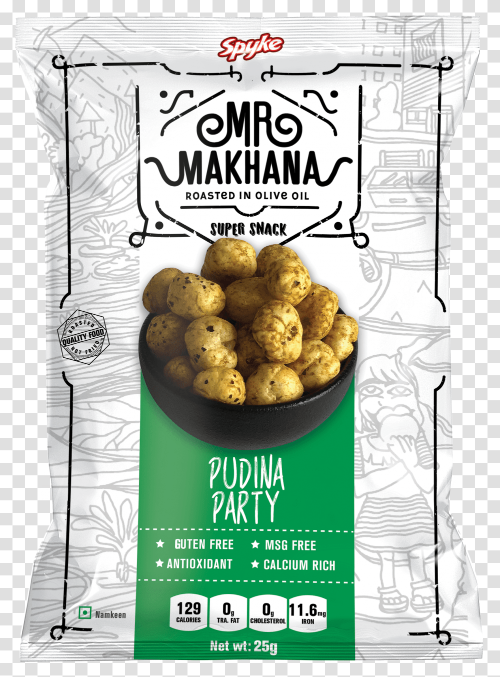 Makhana Mocks Pudina Party Mr Makhana, Advertisement, Poster, Flyer, Paper Transparent Png