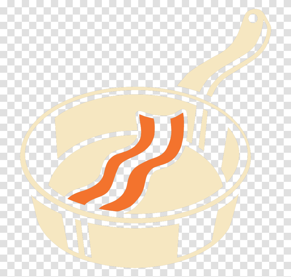 Makin Bacon, Food, Bucket, Rug, Frying Pan Transparent Png