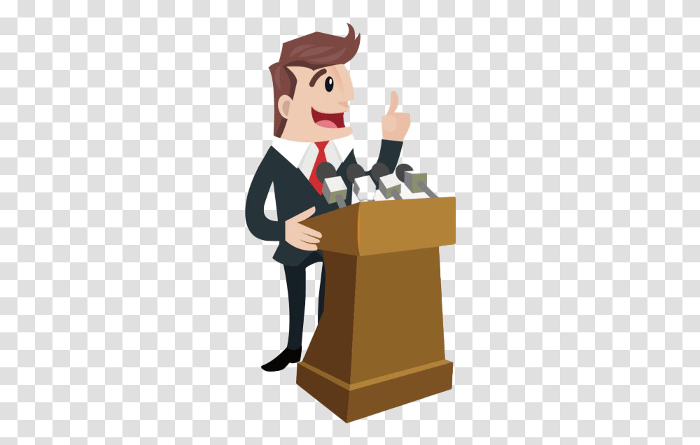 Making A Speech Free Man Making A Speech, Toy, Audience, Crowd, Box Transparent Png
