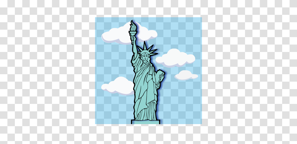 Making A Statue Of Liberty On Functional Text, Sculpture, Nature, Angel Transparent Png
