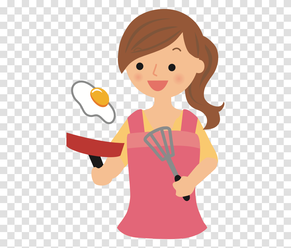 Making Breakfast, Food, Person, Human, Doll Transparent Png