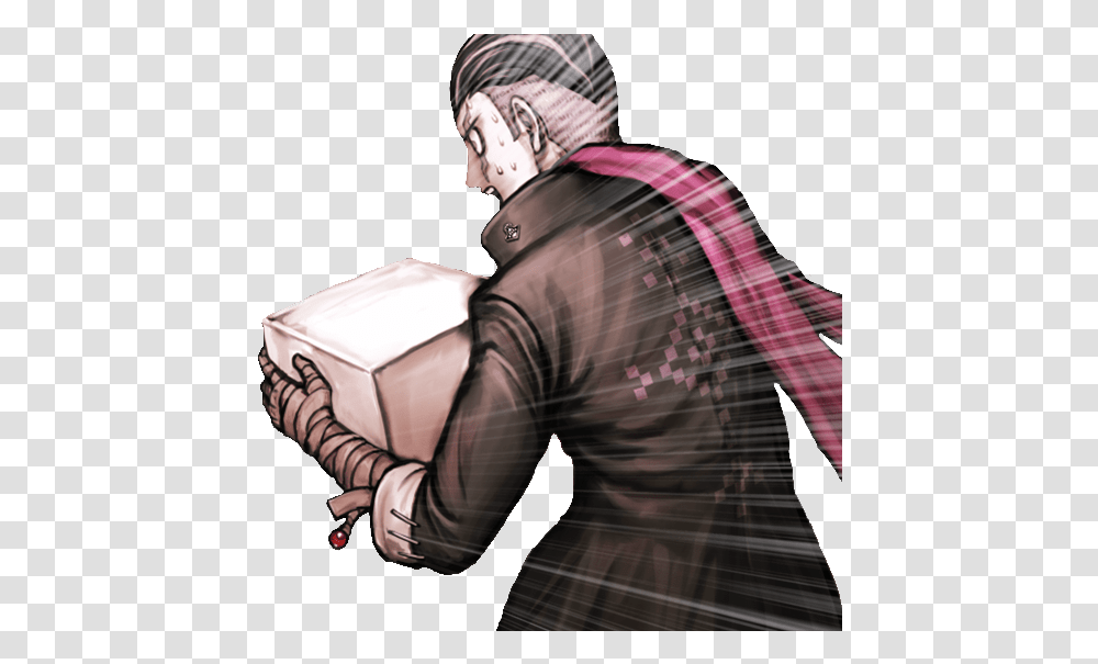 Making Danganronpa Images Into Pngs So That People Can Use Danganronpa Spread Eagle, Clothing, Person, Hand, Coat Transparent Png