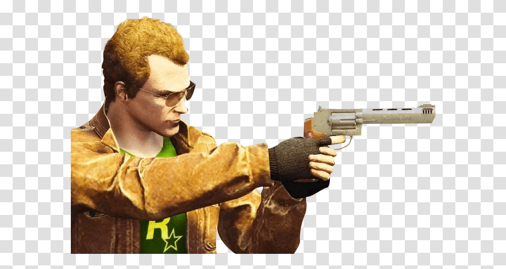 Making My Gta Online Character Character Gta 5 Online, Person, Human, Gun, Weapon Transparent Png