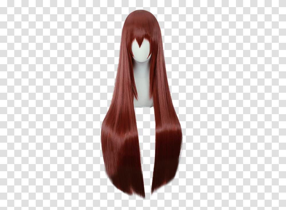 Makise Kurisu Wig Lace Wig, Doll, Toy, Hair, Costume Transparent Png