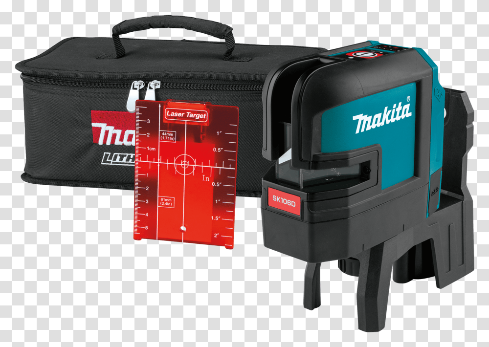 Makita Green Laser Level, Machine, First Aid, Briefcase, Bag Transparent Png