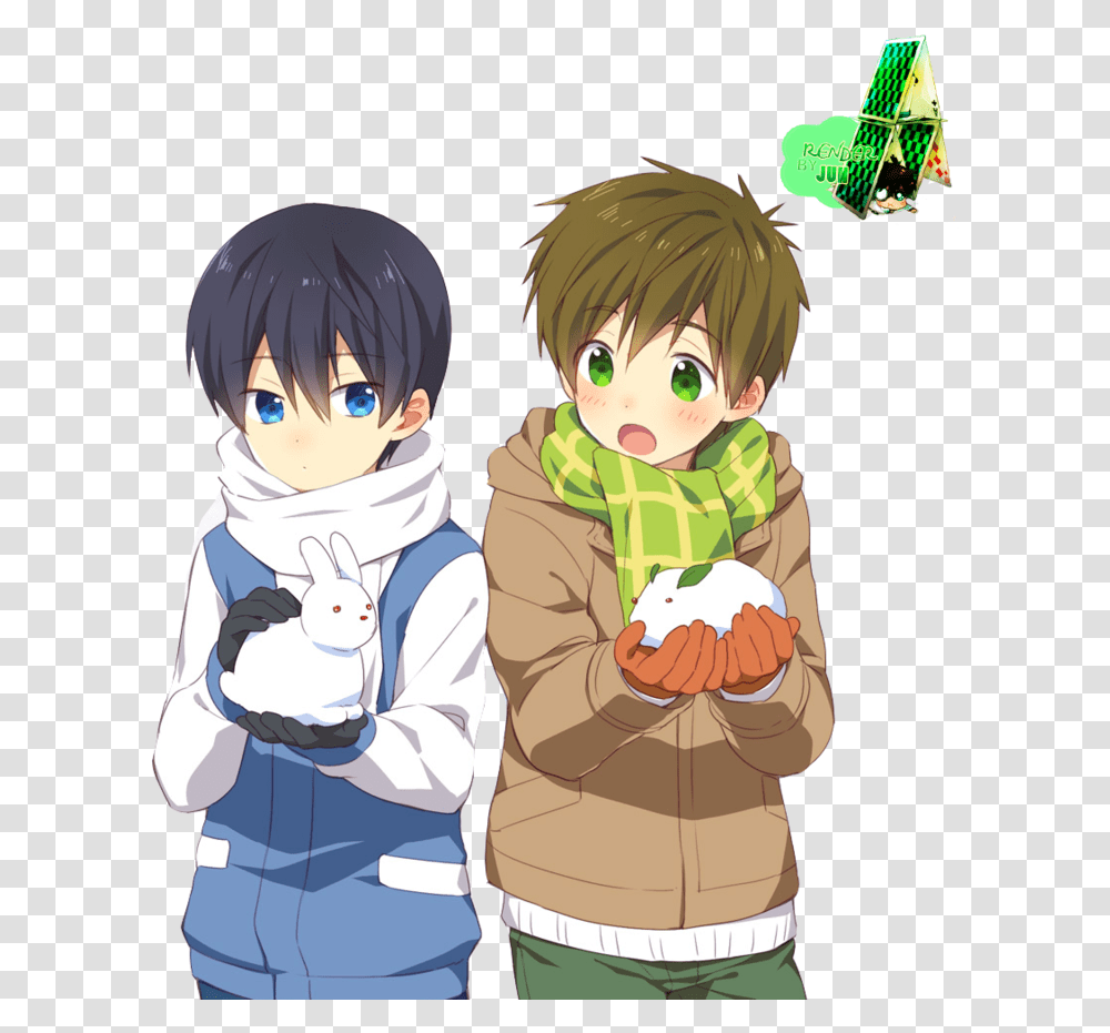 Makoharu Render, Comics, Book, Manga, Person Transparent Png