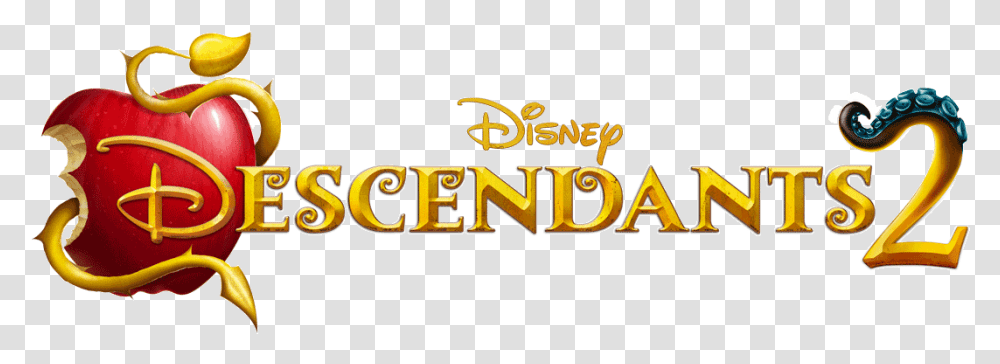 Mal Descendants Disney Descendants 2 Logo, Dynamite, Alphabet, Leisure Activities Transparent Png