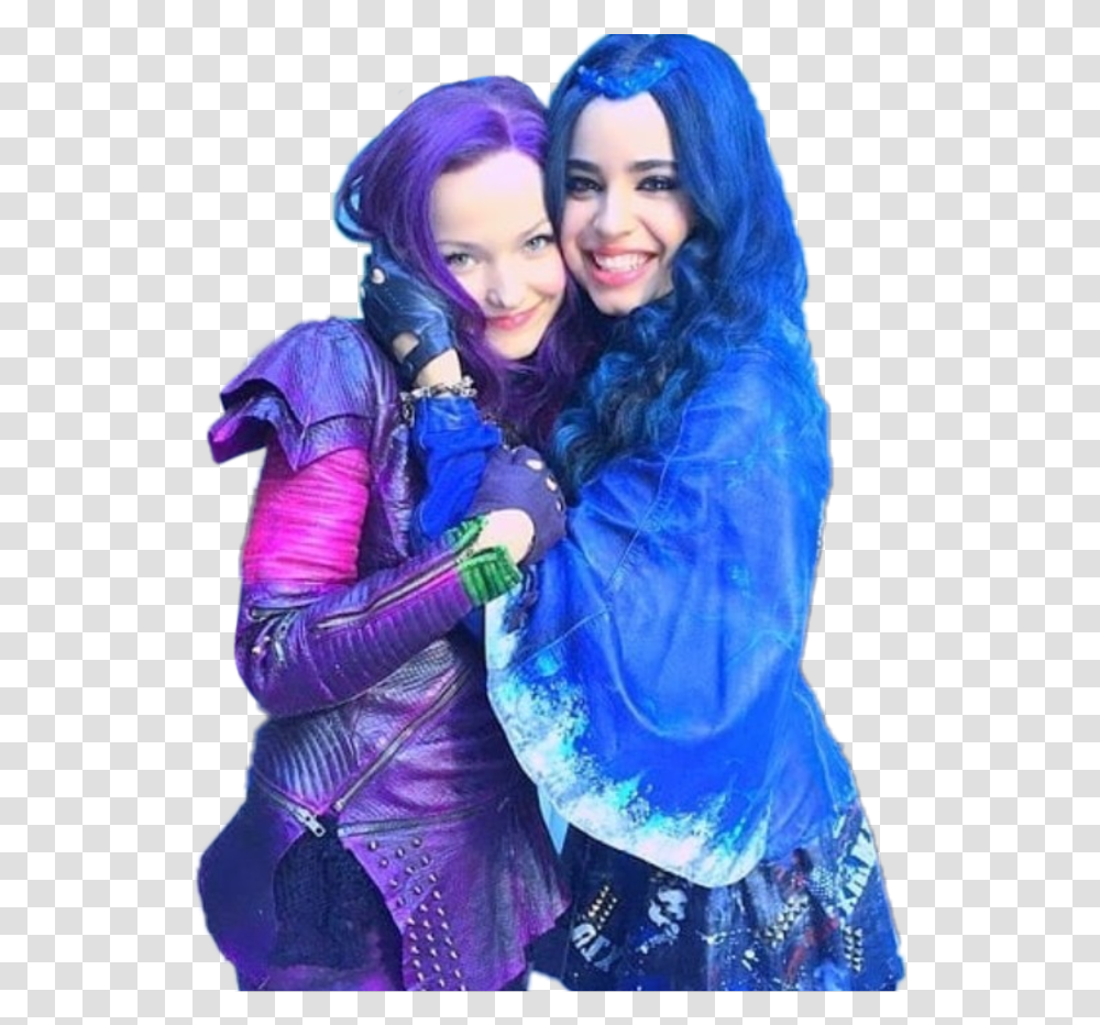 Mal Evie Descendants Mevie Friends Friendship Mal And Evie Space Between, Costume, Person, Female Transparent Png