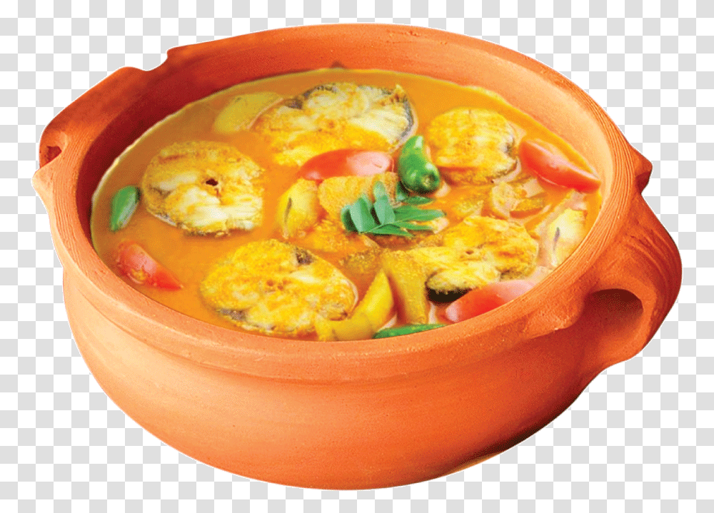 Malabar Fish Curry Masakan Bumbu Dasar Kuning, Bowl, Dish, Meal, Food Transparent Png