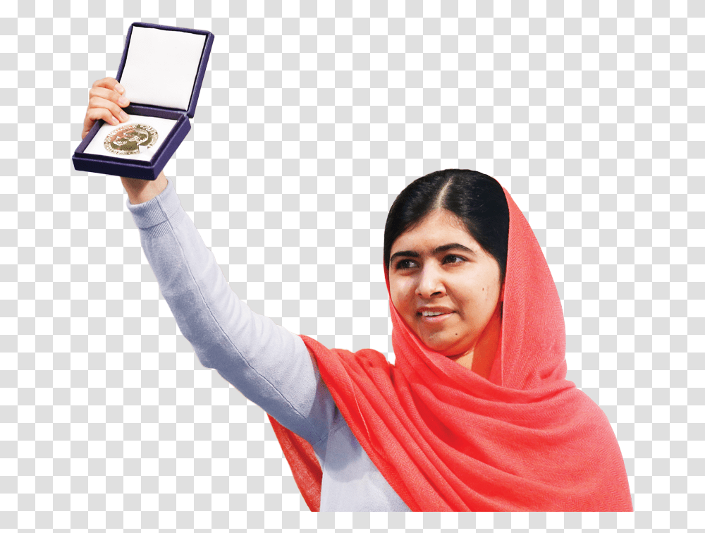 Malala Yousafzai Nobel Prize Winner, Apparel, Person, Human Transparent Png
