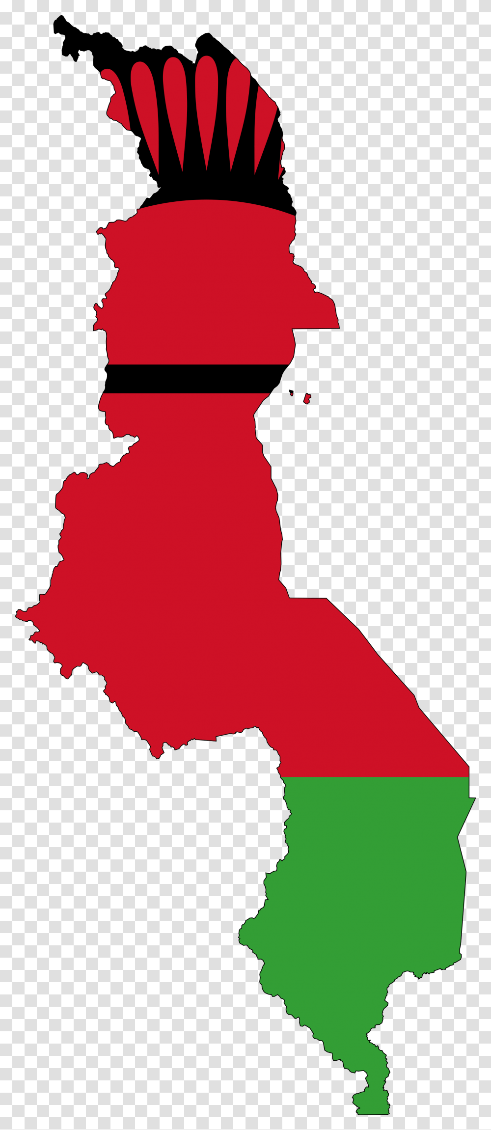 Malawi Flag Map, Person, Human, Plot, Hand Transparent Png