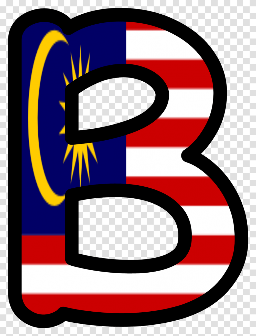 Malaysia Flag S Alphabet Font, Number Transparent Png