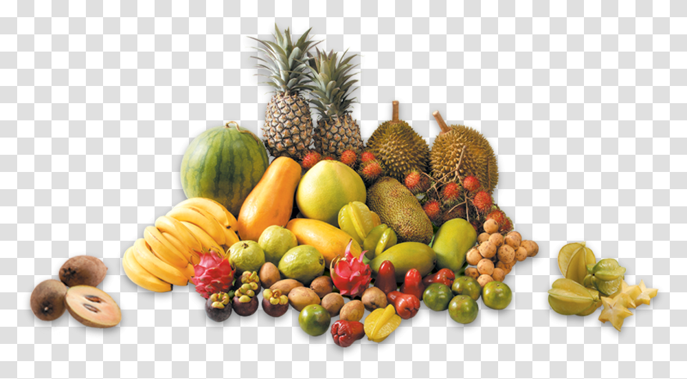 Malaysian Fruits, Plant, Pineapple, Food, Produce Transparent Png