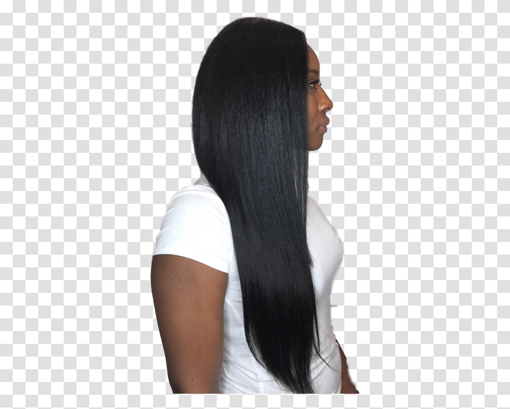 Malaysian Relaxed StraightClass Lazyload Lazyload Lace Wig, Hair, Person, Face, Black Hair Transparent Png