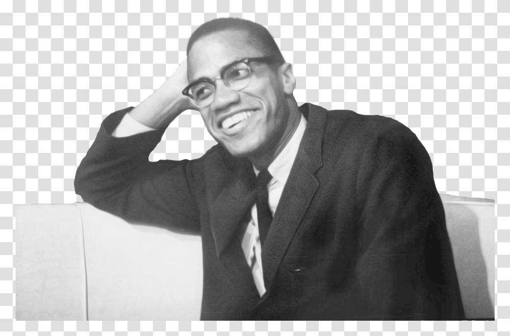 Malcolm X Ray Ban Clubround Optics, Face, Person, Suit Transparent Png