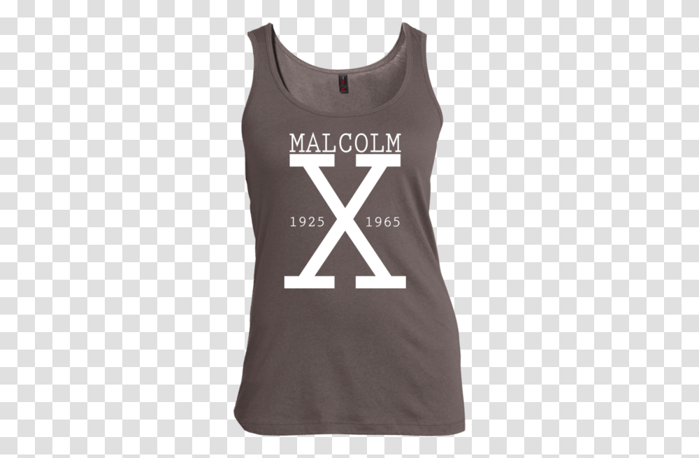 Malcolm X Women's Scoop Neck Tank Topwhite Malcolm X Shirt, Apparel, T-Shirt, Undershirt Transparent Png