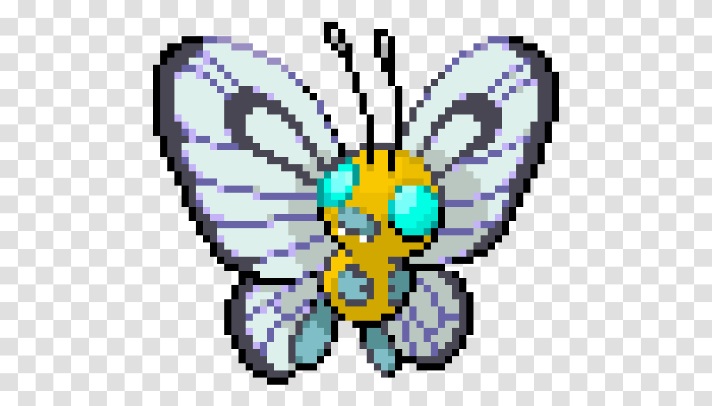 Male And Female Butterfree, Rug, Pac Man Transparent Png