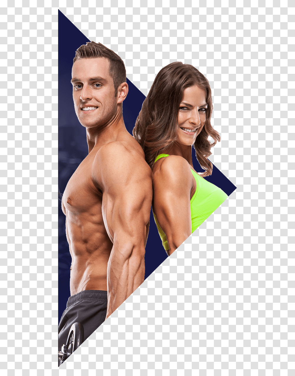 Male And Female Fit, Person, Human, Fitness, Working Out Transparent Png
