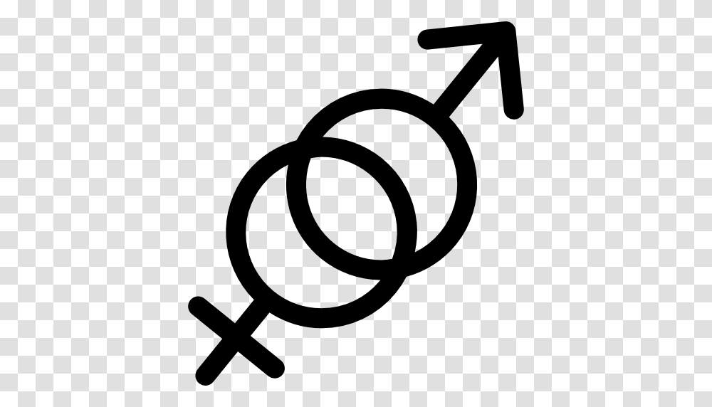 Male And Female Gender Symbols, Logo, Trademark, Stencil Transparent Png