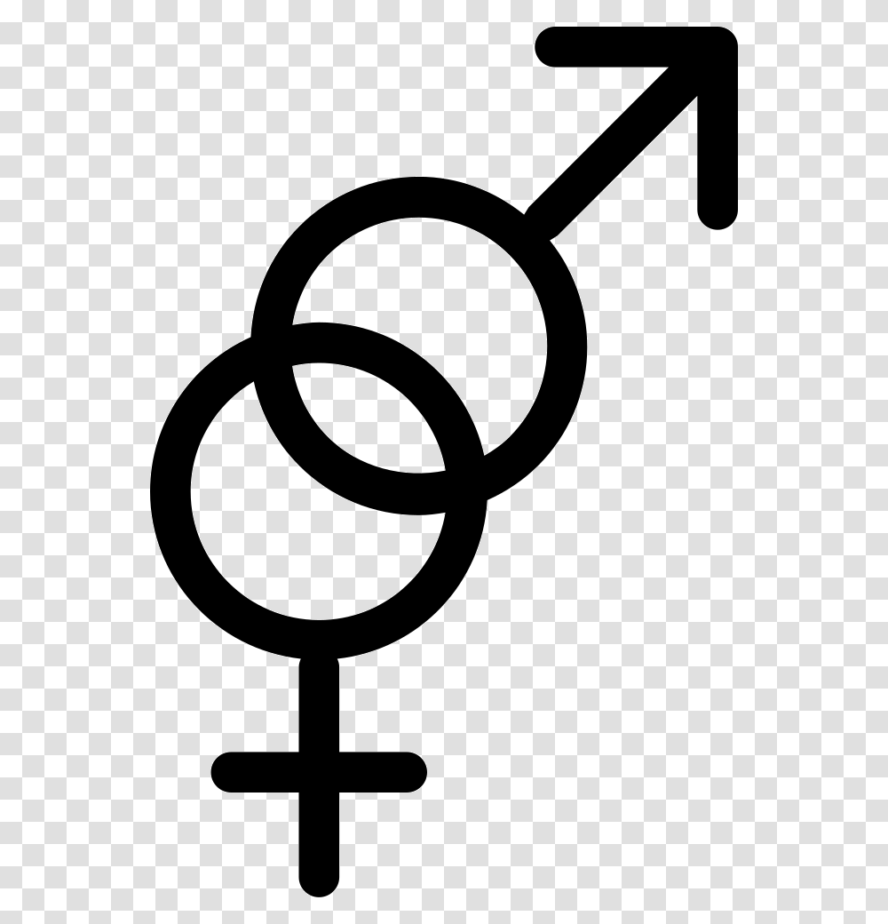 Male And Female Gender Symbols Symbol For Male And Female Gender, Logo, Trademark, Lamp Transparent Png