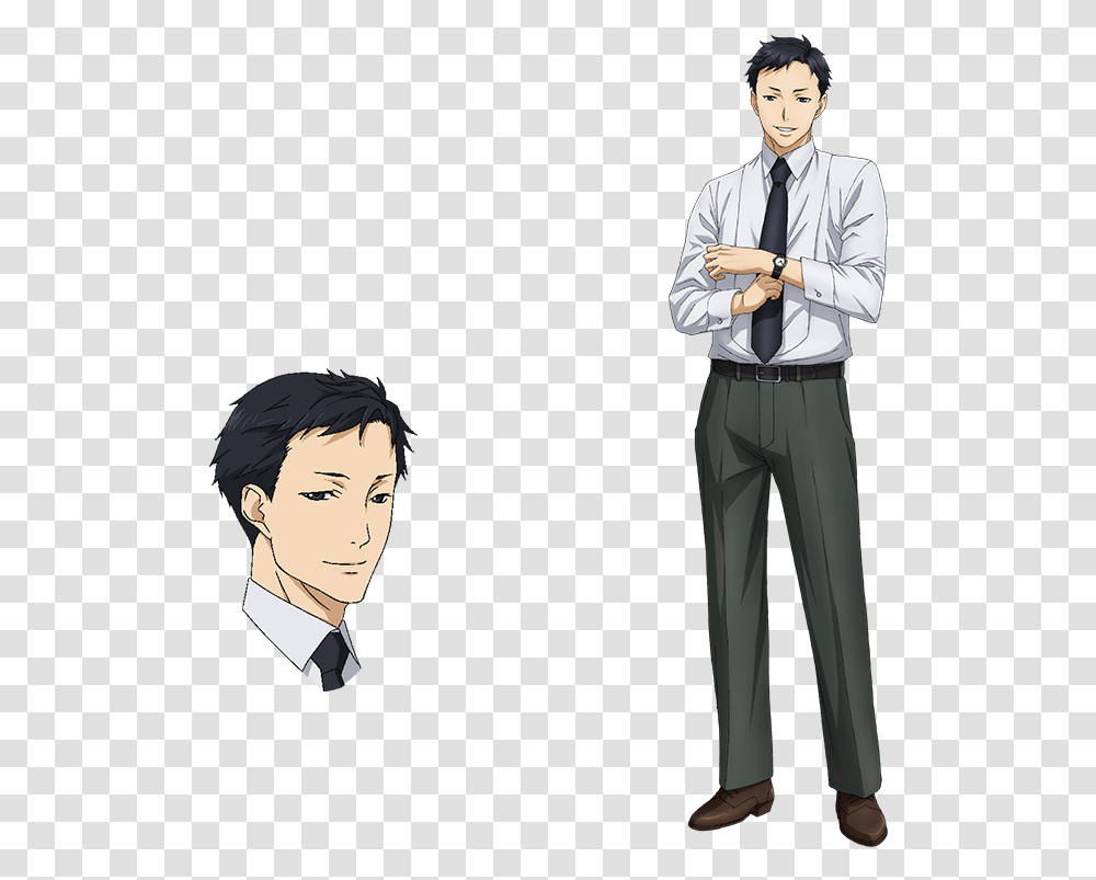 Male Anime Eyes Joker Game Character, Person, Shirt, Long Sleeve Transparent Png