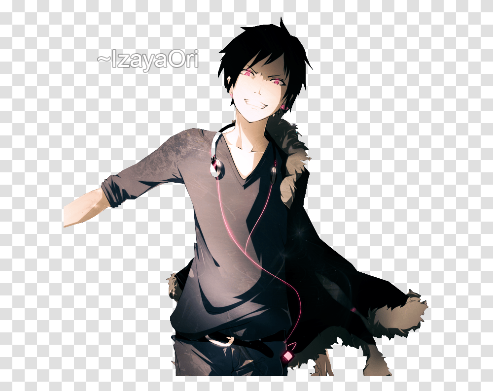 Male Badass Anime Outfit, Person, Human, Book, Comics Transparent Png