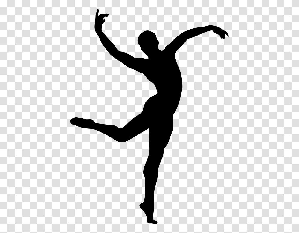 Male Ballet Dancer Ballet Man Ballerina Dancer Silhouette Male Ballet Dancer, Gray, World Of Warcraft Transparent Png