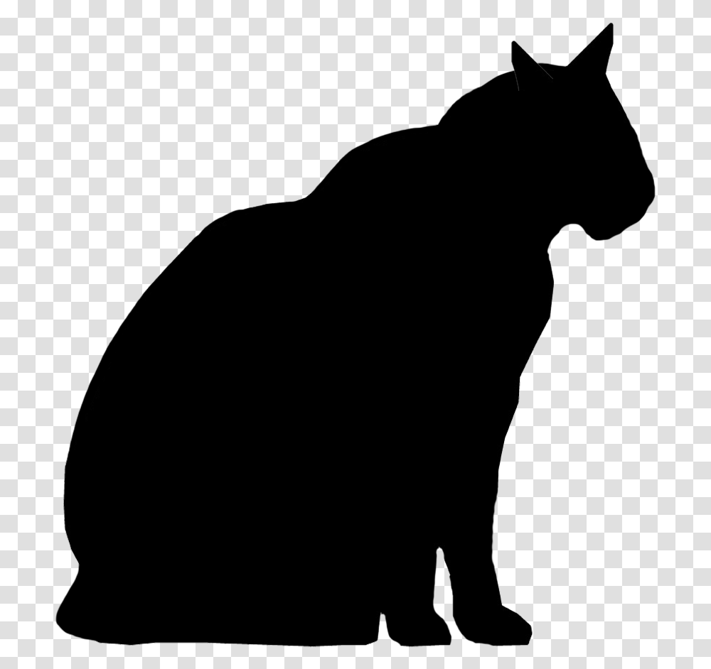 Male Cat Silhouette Fat Cat Silhouette, Outdoors, Nature, Photography, Musician Transparent Png