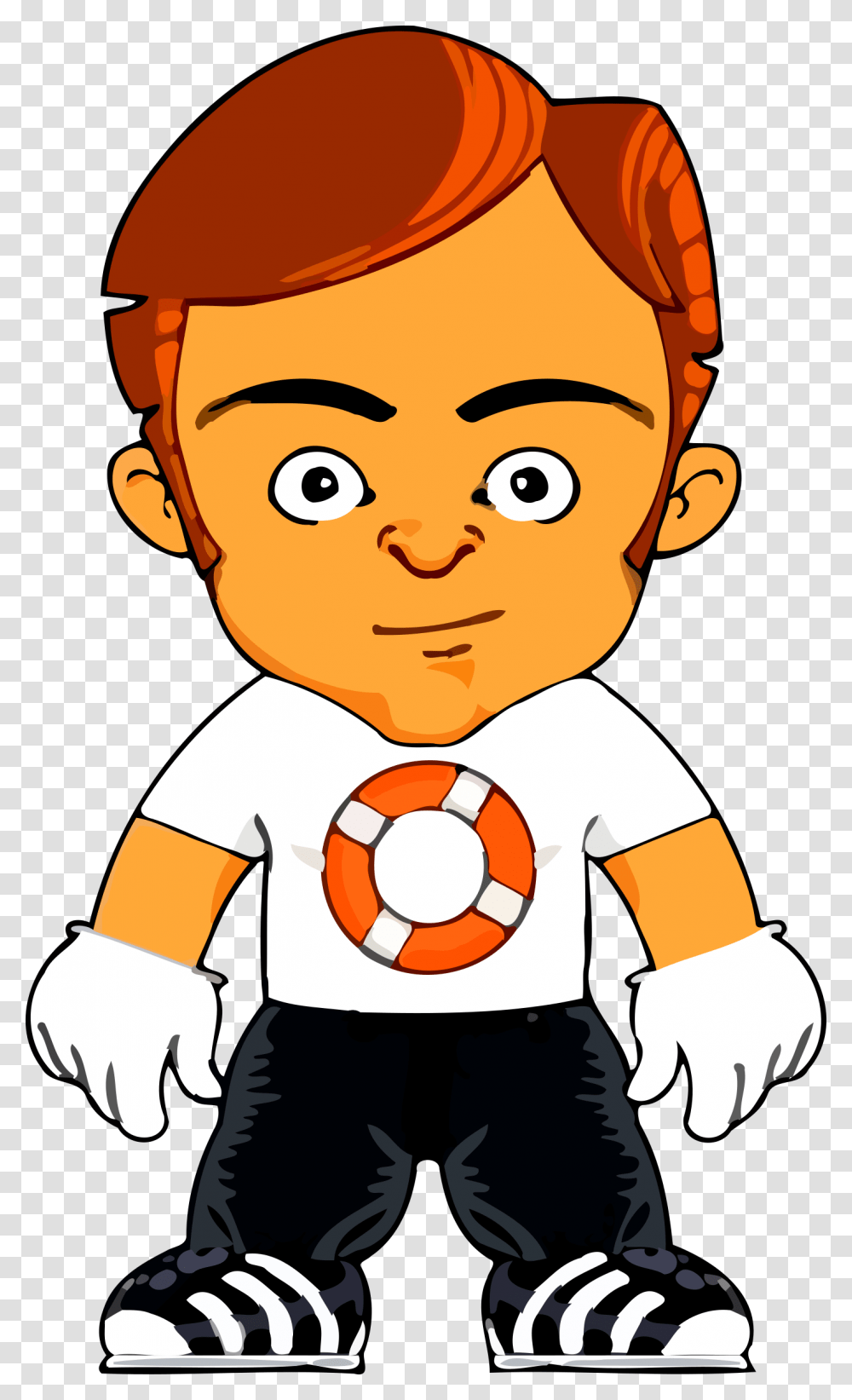 Male Clipart Male Cartoon, Life Buoy, Person, Human Transparent Png