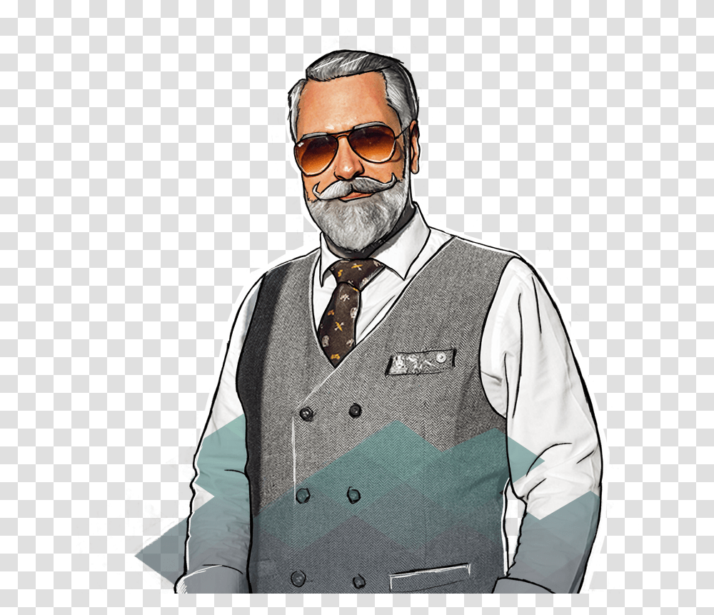 Male, Tie, Sunglasses, Person Transparent Png