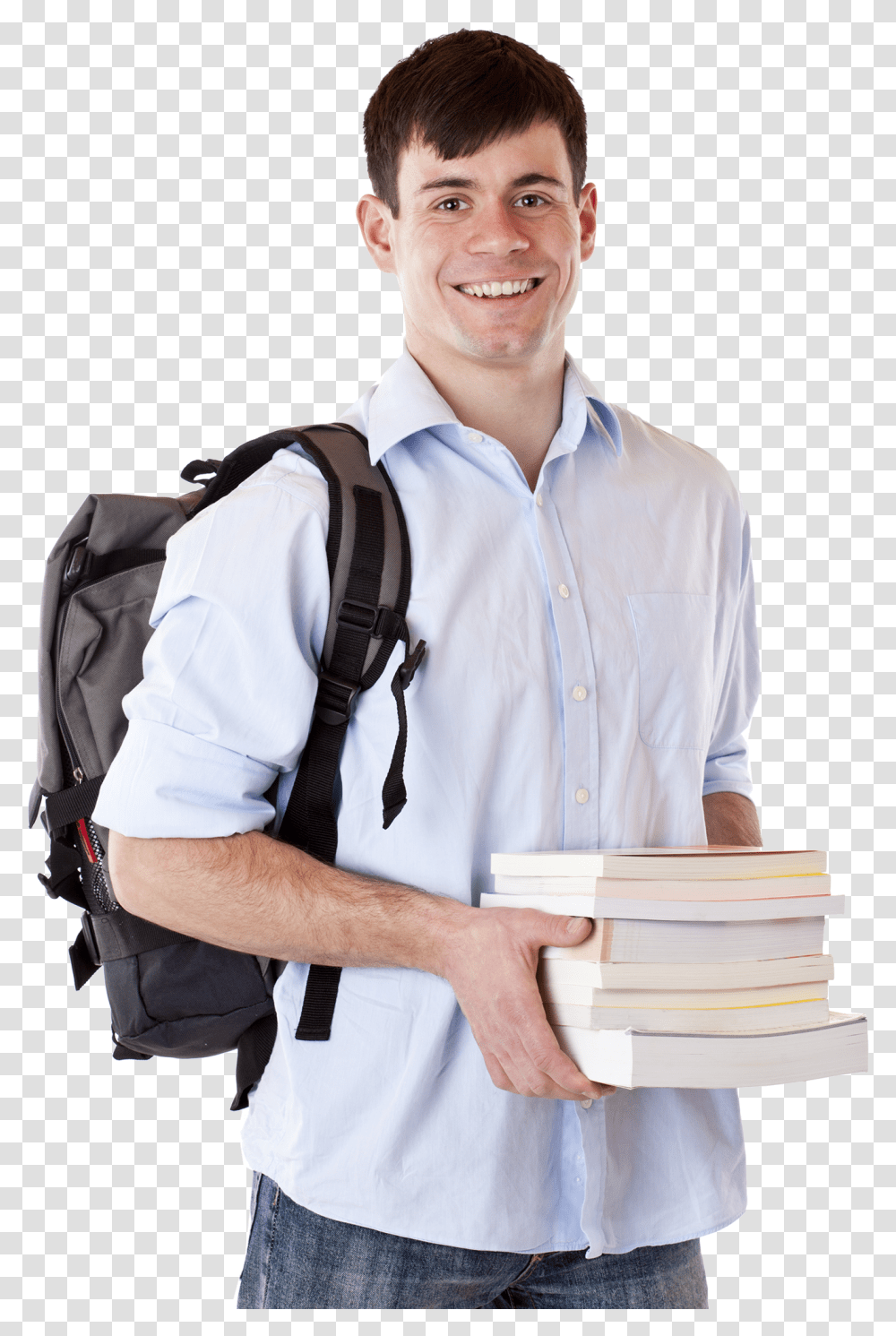 Male College Student, Person, Human, Shirt Transparent Png
