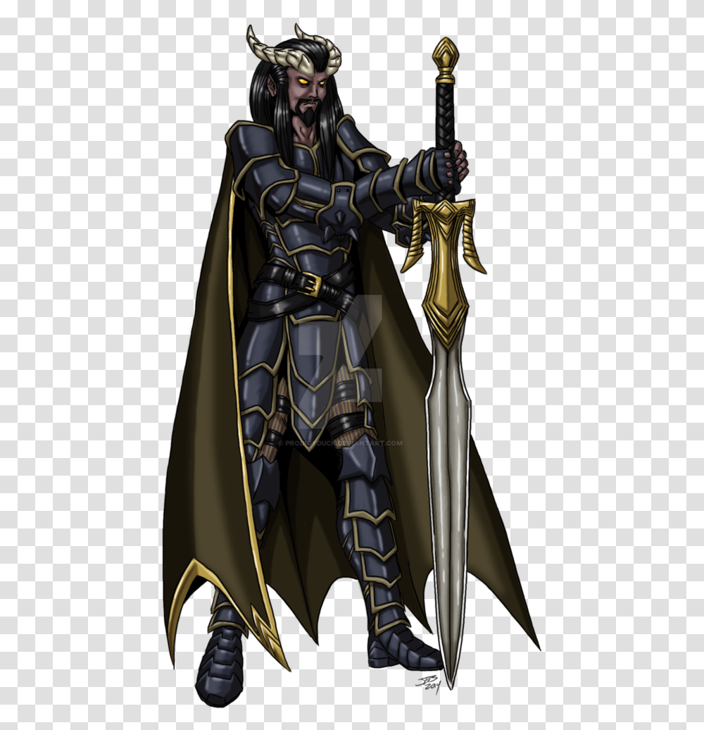 Male Dampd Tiefling Fighter, Person, Human, Knight Transparent Png