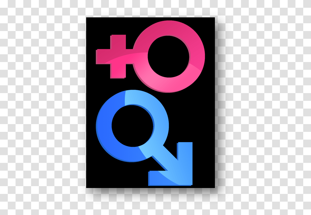 Male Female Symbols Download Circle, Number, Alphabet, Key Transparent Png